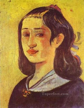  Gauguin Pintura al %C3%B3leo - Retrato de la madre Postimpresionismo Primitivismo Paul Gauguin